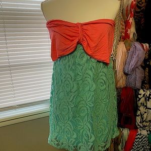 Strapless dress